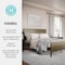 Martha Stewart Corbin Queen Size Solid Wood Platform Bed w/Wooden Headboard and Footboard, Brown Gray MG-090026-Q-WOAK-MS - alternate 5